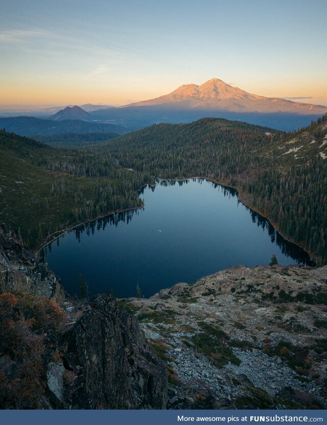 Heart lake in California