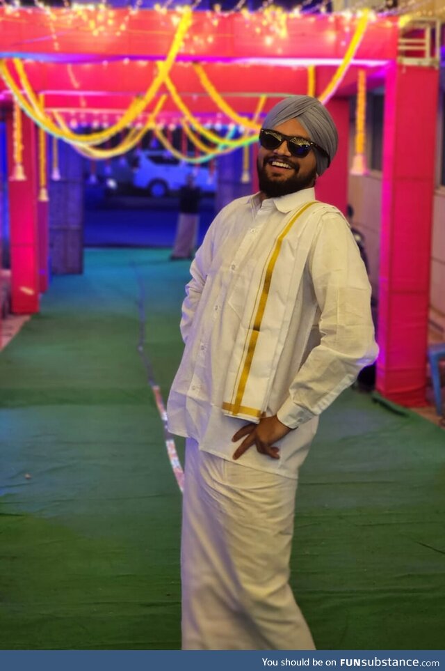 Me at a wedding in South India