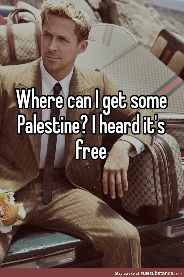Free palestine!