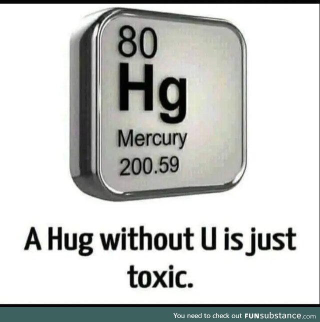Please, do not hug the Mercury-Uranium compound