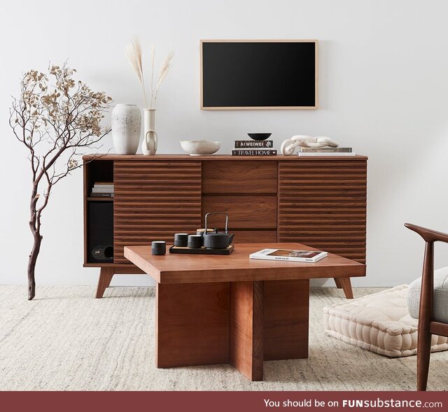 Shop the Japandi home collection! Choose furniture with clean lines, simple designs and