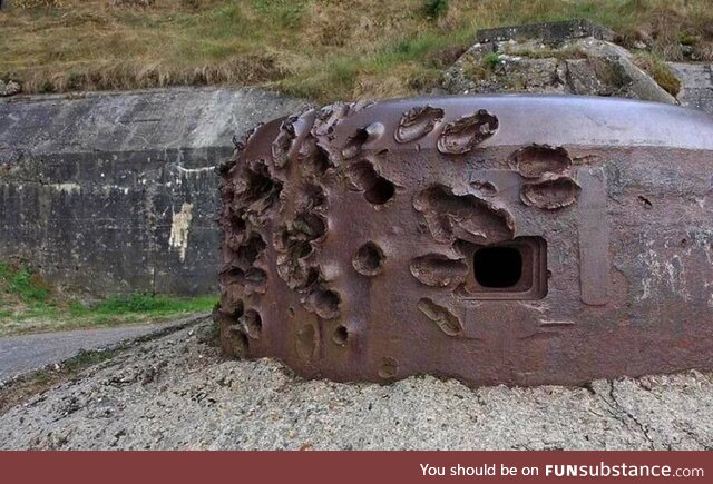 World War II bunker in Saint-Malo, France