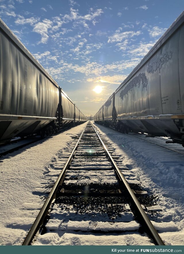 I was working on the railroad today. (OC)