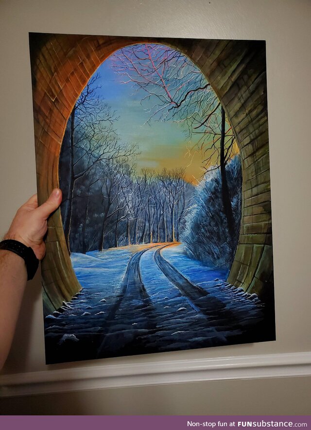 [OC] I painted this tunnel