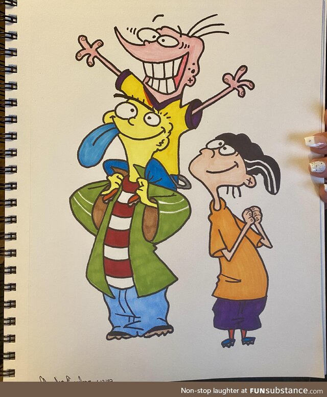 Ed, Edd n Eddy drawing I did tonight (OC)