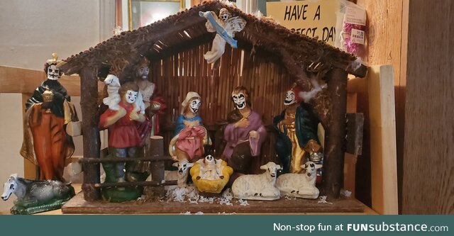 Tis the season to take out my nativity scene