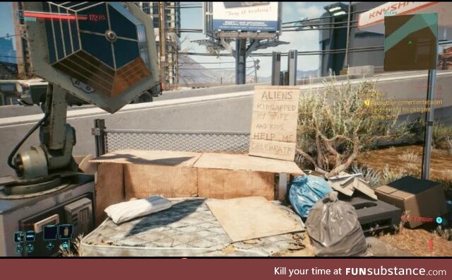 This sign found in Cyberpunk 2077