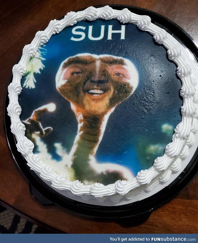 Today's my birthday, and this is the cake my fiance got for me. 100% worth the extra