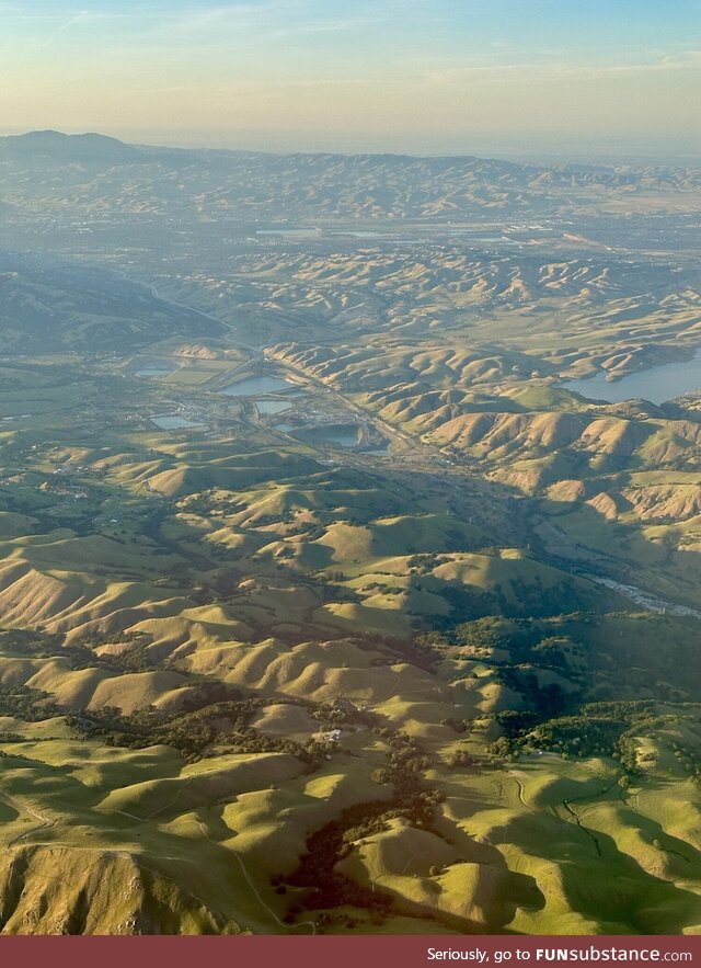 Flying into California this evening