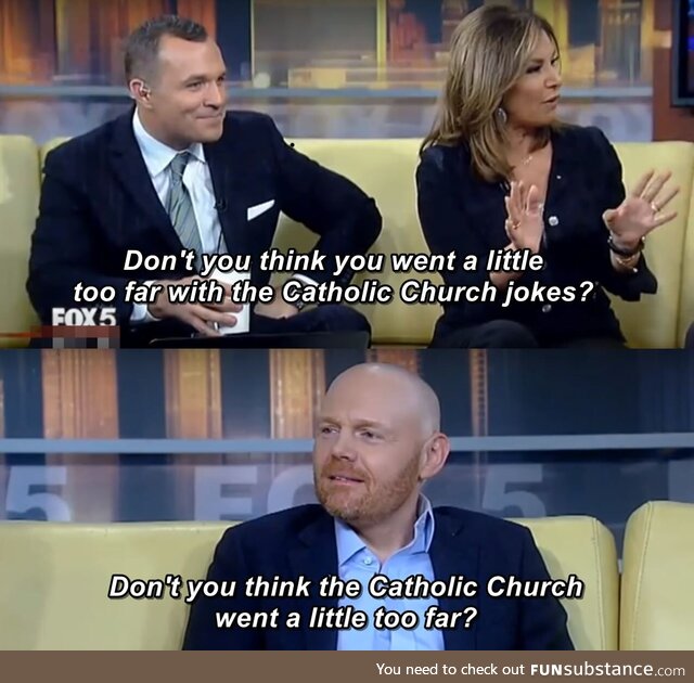 Bill Burr on Good Day NY, sharp as ever