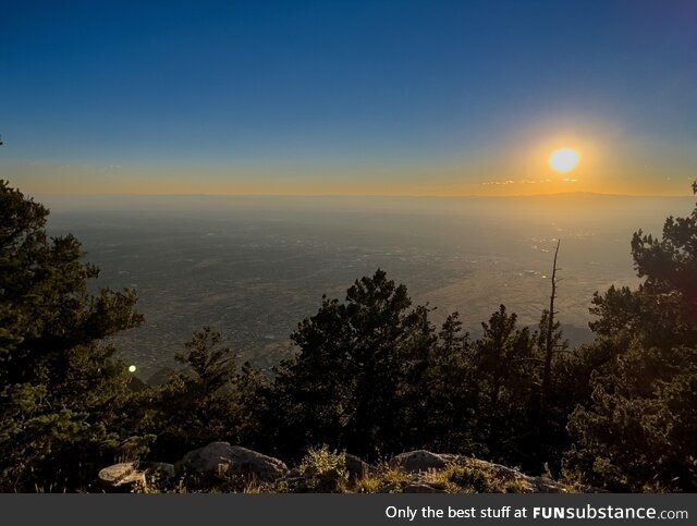 On top of the Sandias