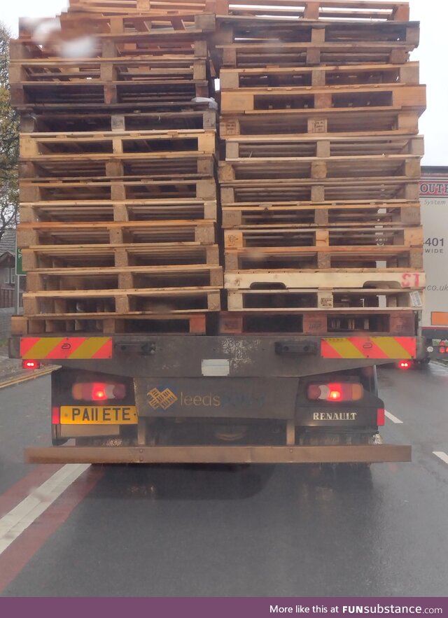 Best personalised number plate on a truck (UK)