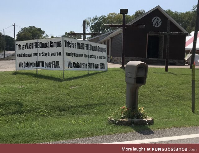 This church in rural Tennessee has an insane anti-mask policy