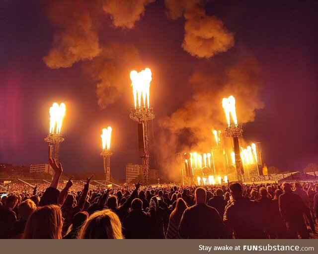 Rammstein live in Odense, Denmark