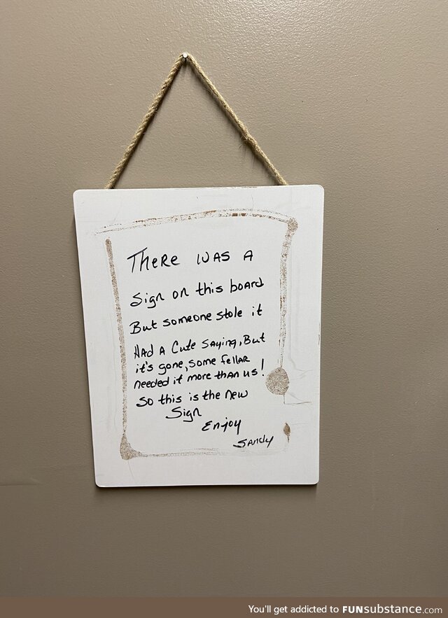 Found this in a bathroom at a BBQ food stop