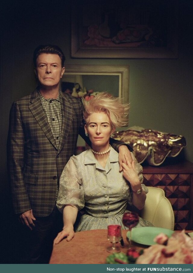 David Bowie and Tilda Swinton (2013)