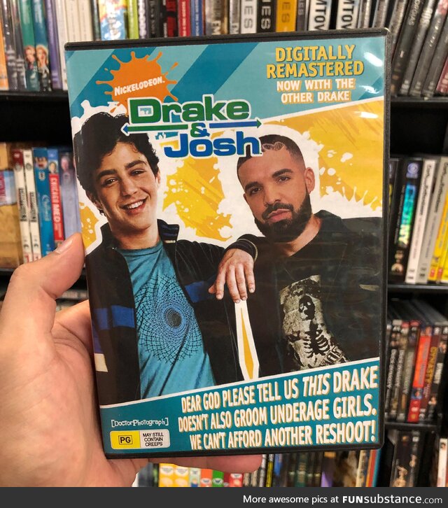 Nickelodeon released a digitally remastered Drake & Josh with (less creepy) Drake