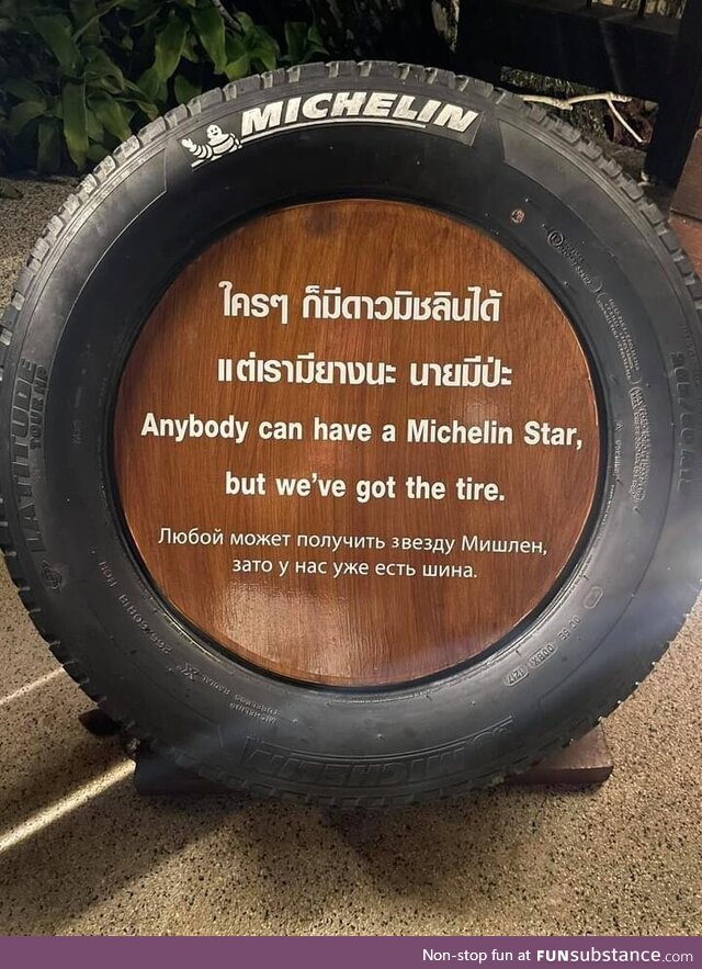 Funny restaurant sign found in Thailand