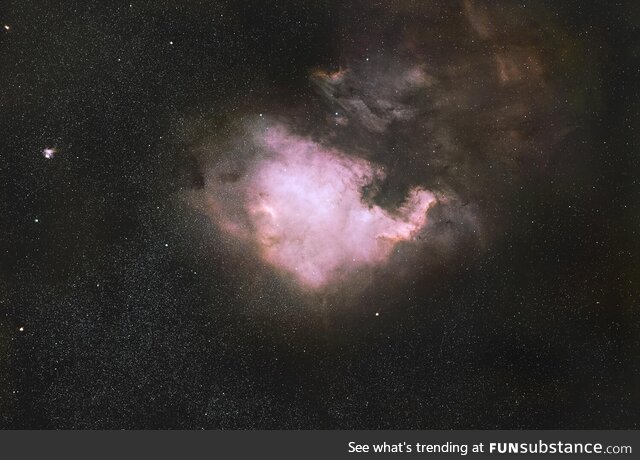 I pointed my telescope at a distant hydrogen cloud in space for 5 hours and got this