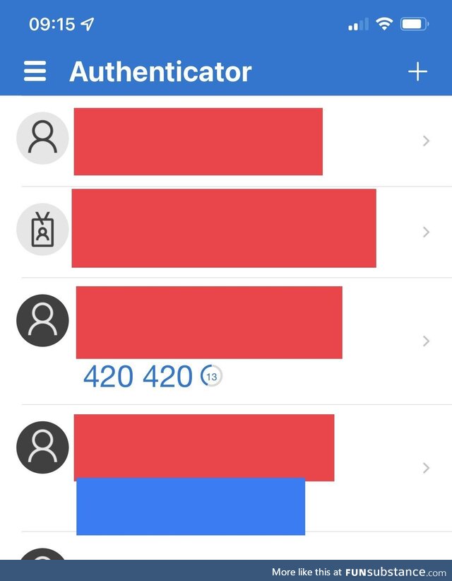 Microsoft Authenticator seems to be telling me something…