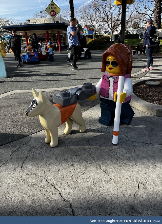 Inclusive figure at Legoland California