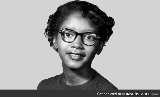 A picture of Claudette Colvin, activist who preceded Rosa Parks in refusing to give up