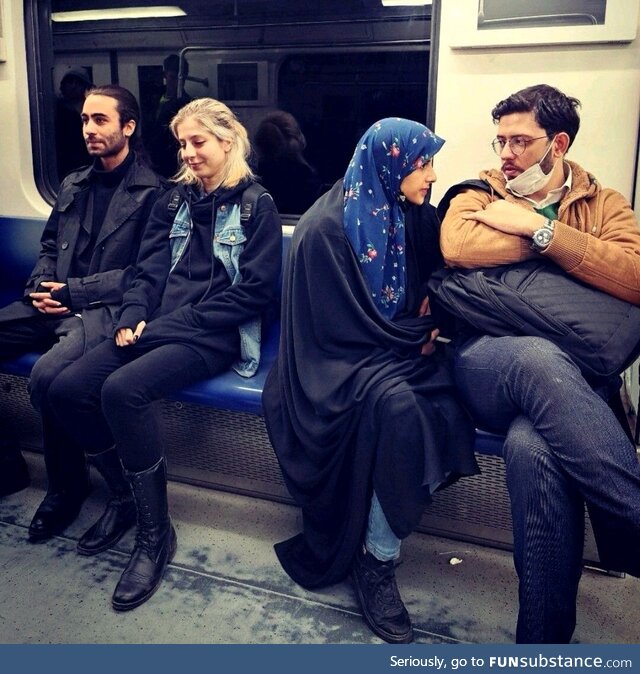 Accepting our differences for a happy life [Iran's subway]