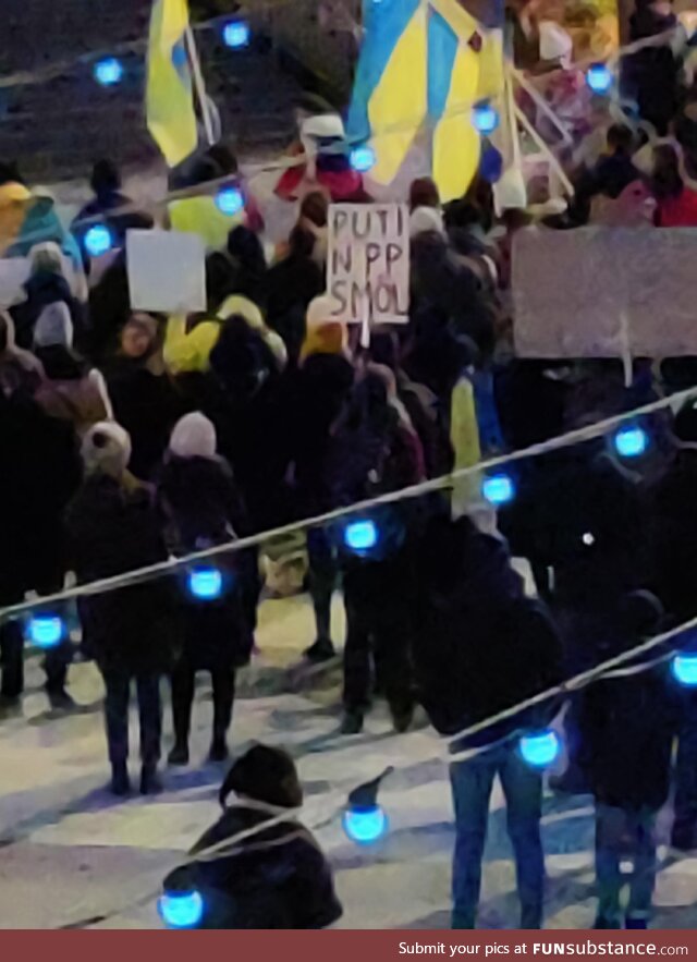 Protest in Stockholm, Sweden (oc)