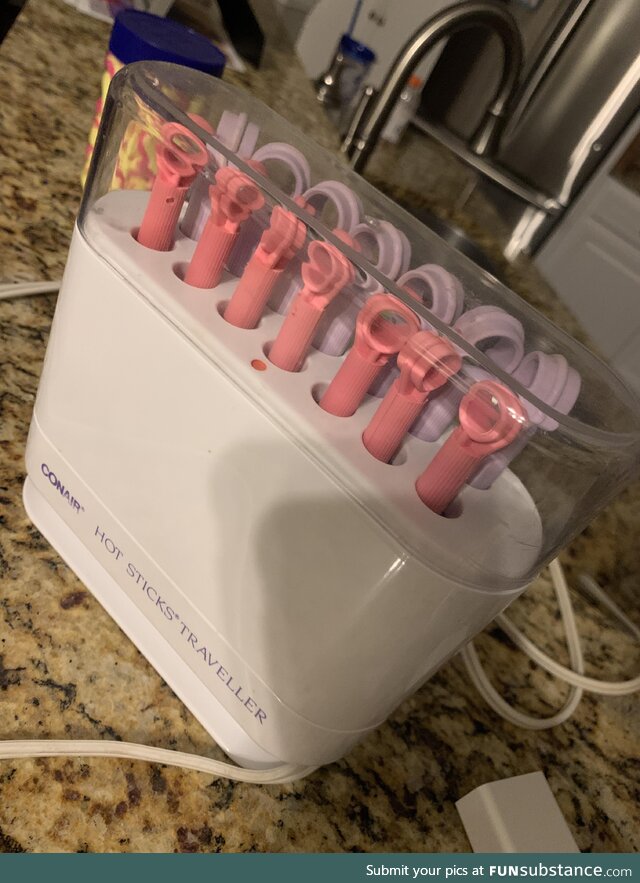 Found the wife’s tampon heater