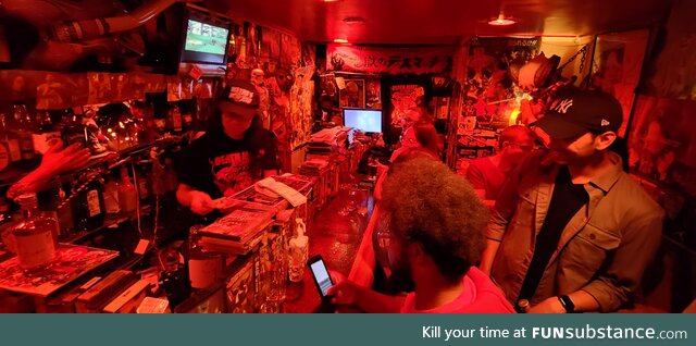 A tiny bar called Deathmatch In Hell - Kabukicho, Tokyo, Japan