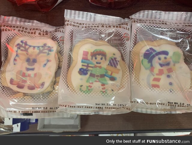 These traumatized Christmas cookie characters