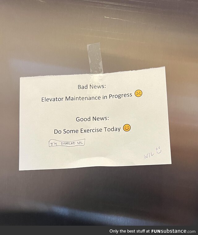 Unexpected humour at work