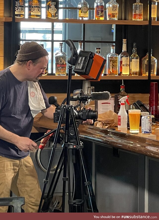 (OC) Behind the scenes of a beer glamour shoot