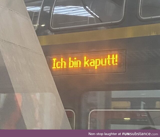 Me too, german train, me too