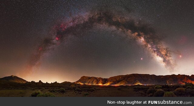 Full Milky Way Panorama at Caldera de Las Cañadas / Tenerife 2020