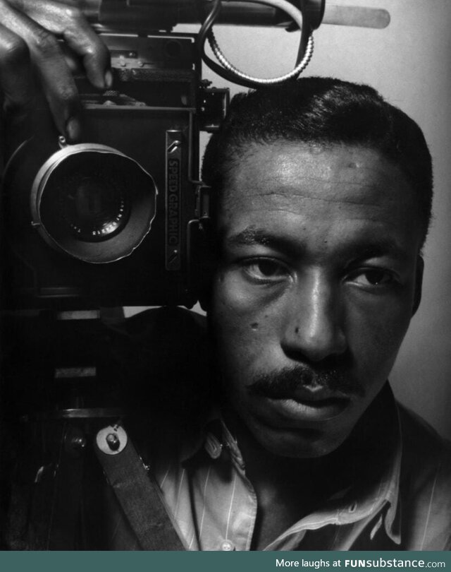 Photographer Gordon Parks, he's directed Shaft and took photos of a segregated America