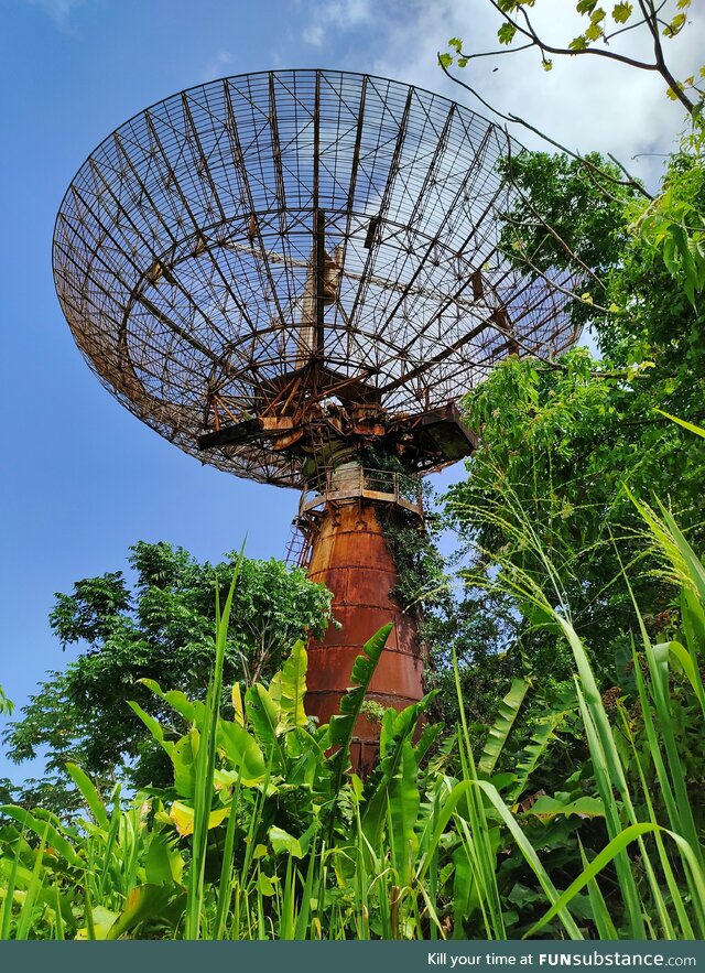 Itap of abandoned satellite dish
