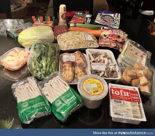 80$ worth of grocery from an Asian supermarket in Toronto
