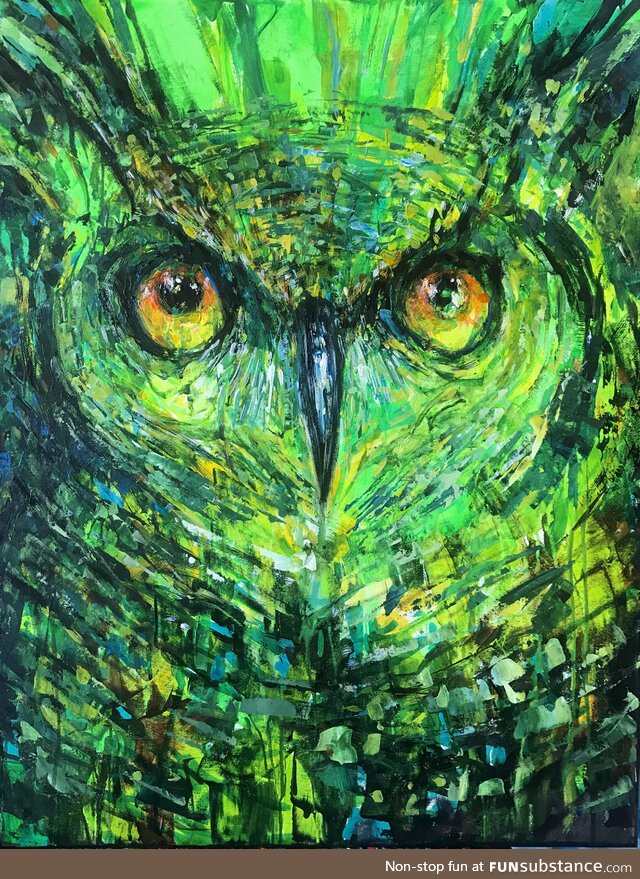 Owl I painted recently