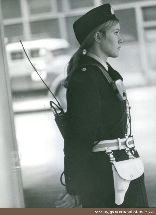 Swedish policewoman in 1970s
