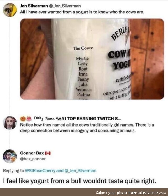 Yoghurt is a social construct