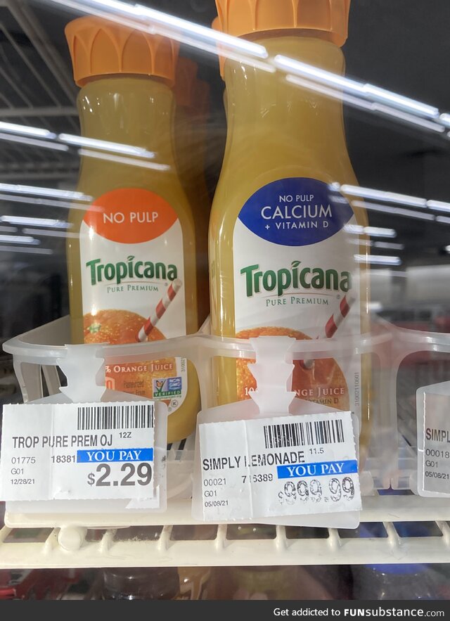 Calcium is expensive nowadays
