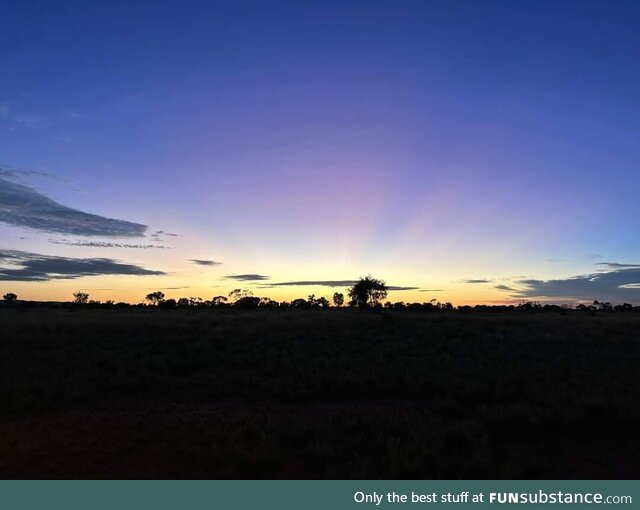 Sunrise in the NT Australia