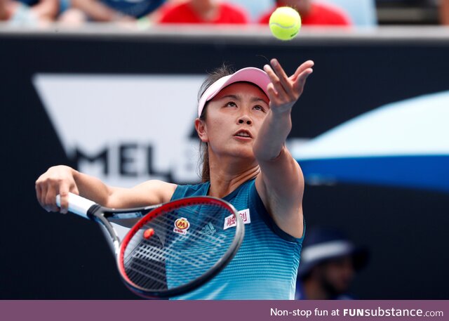 Chinese tennis star peng shuai