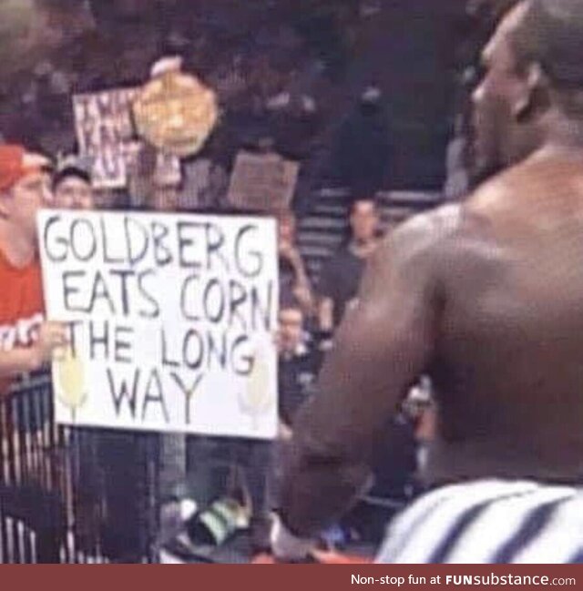 Wrestling signs from the 90s were the best