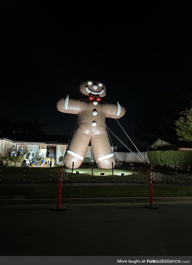 This monster of a decoration in my city