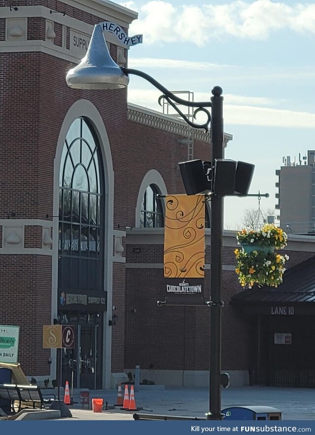 [OC] The Iconic Kiss Street Lights in Hershey, PA