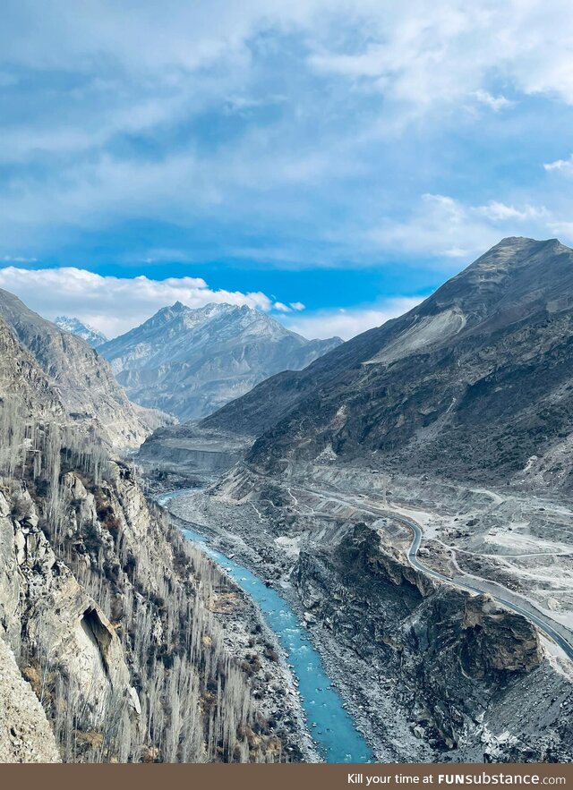 View over the Altit fort, Hunza, GB, Pakistan
