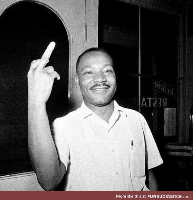 MLK has a message for all the haters & racists…