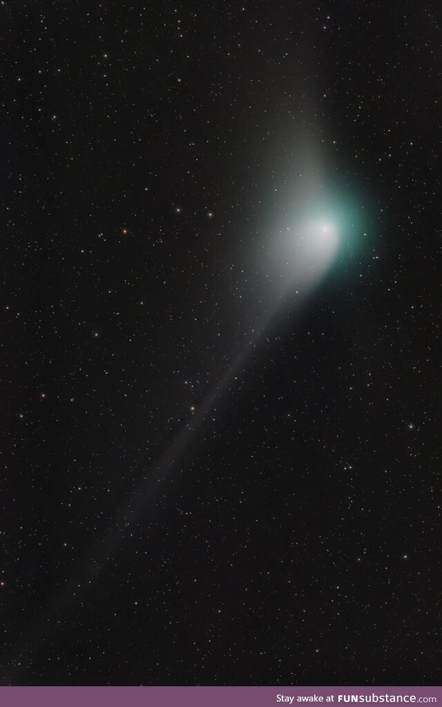 After trying for a month to capture the “Green Comet,” finally have a photo I’m